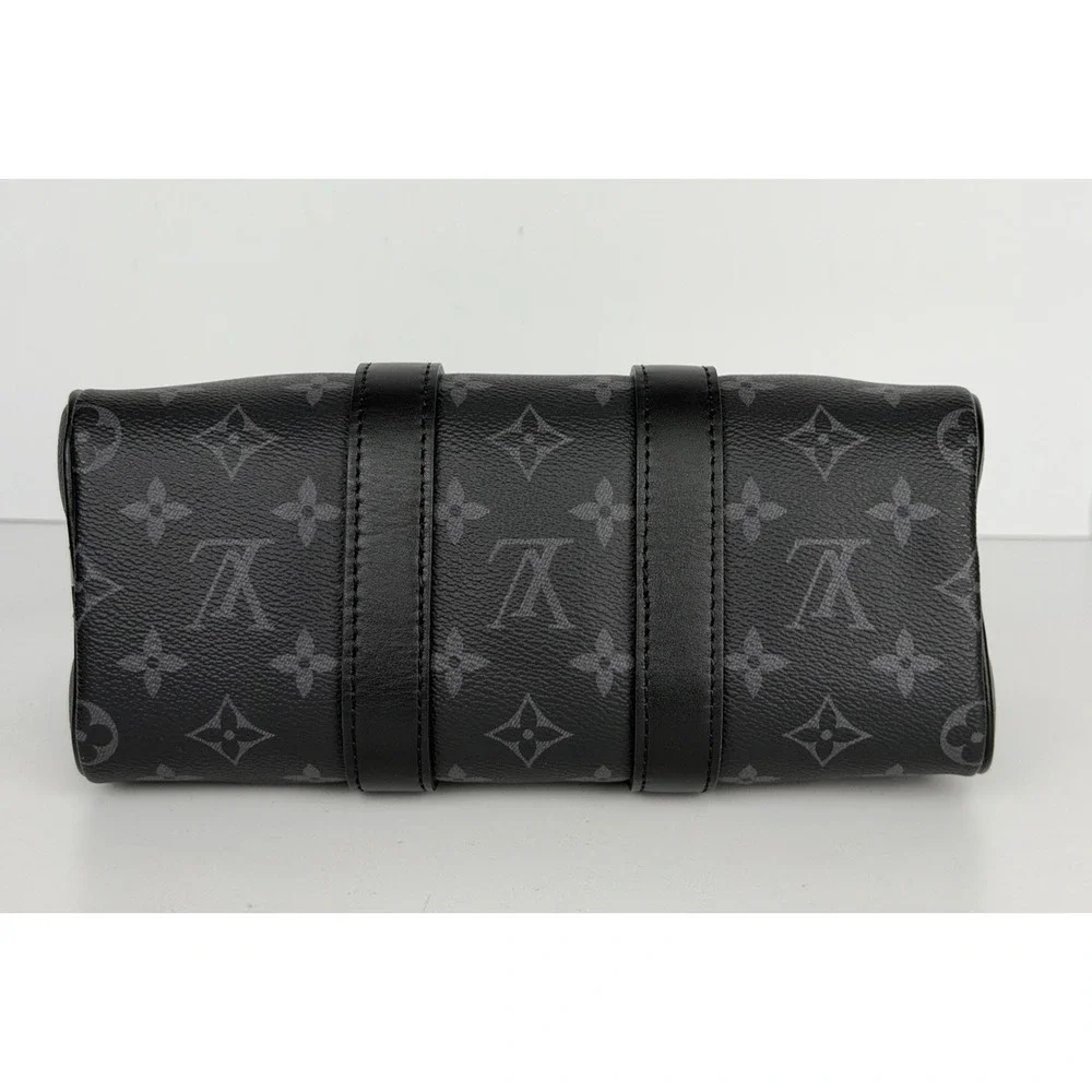 Louis Vuitton Keepall Bandouliere 25 Monogram Eclipse Reverse Coated Canvas F2 - Picture 3 of 16